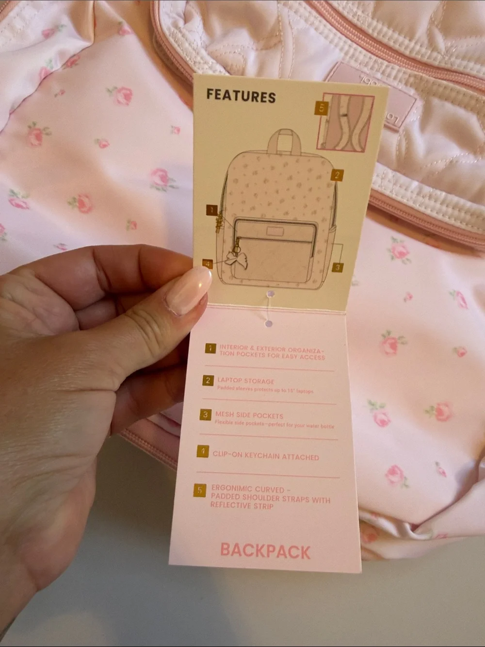LoveShackFancy x Target Pink Floral Kids Backpack & Matching Stationery Set